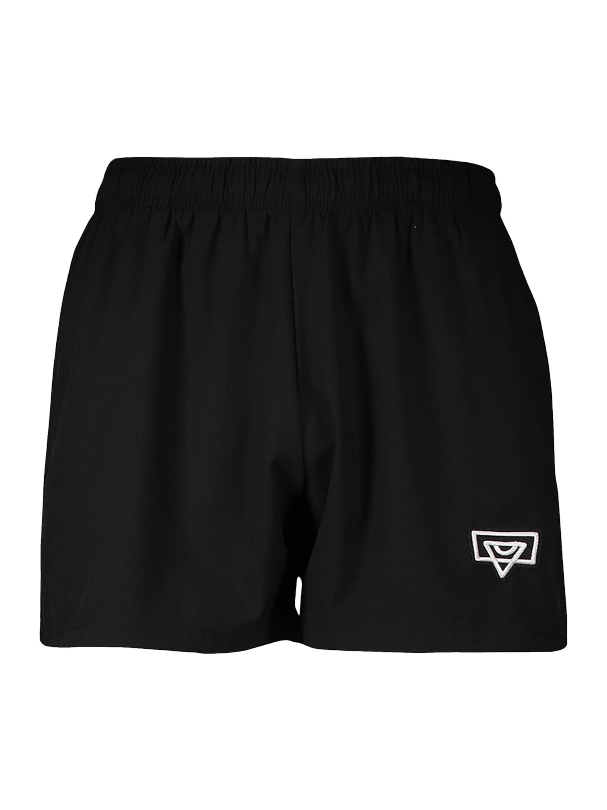 Bucketz Regular Shorts in Schwarz: Vorderseite
