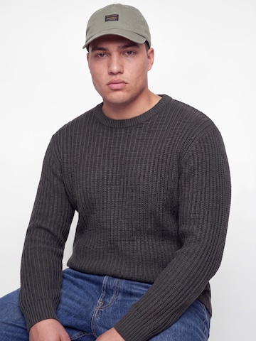 Jack & Jones Plus Pulover 'JJJAXON' | siva barva