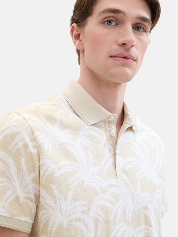 TOM TAILOR Poloshirt in Beige