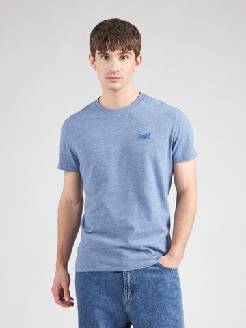 Superdry Тениска 'Essential' в синьо: отпред
