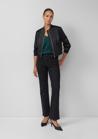 s.Oliver Bootcut Jeans in Zwart