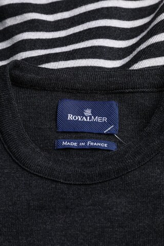 Royal Mer Schurwoll-Pullover XL in Grau