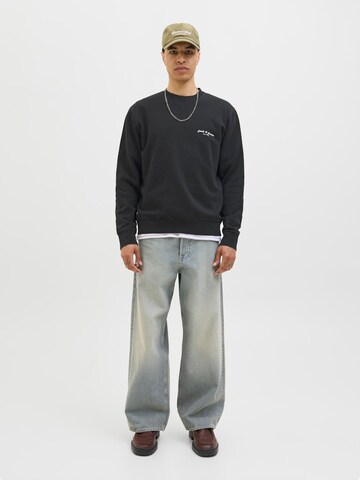 JACK & JONES Sweatshirt 'JJEDover' in Zwart