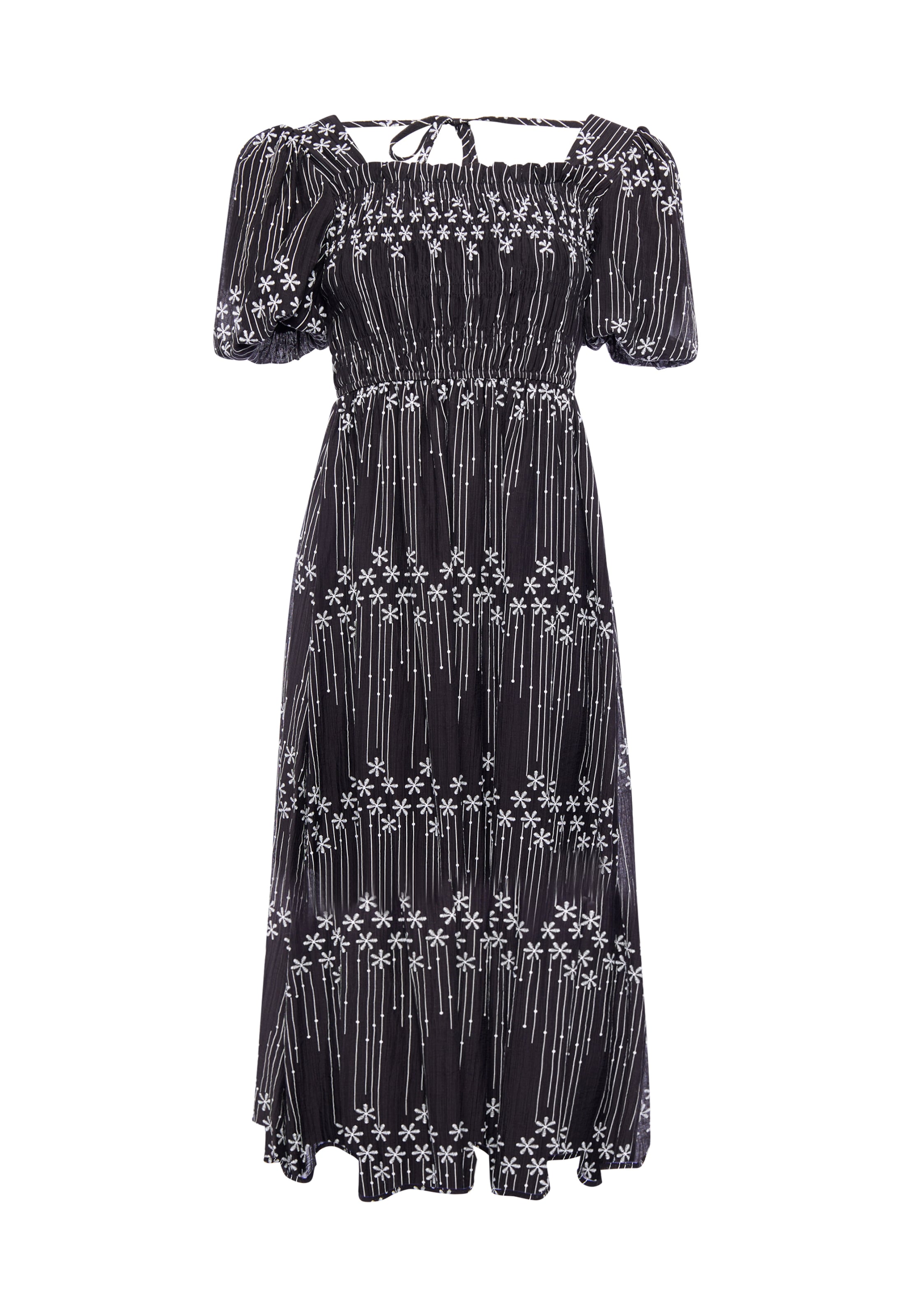 IZIA - Vestido en negro: frente