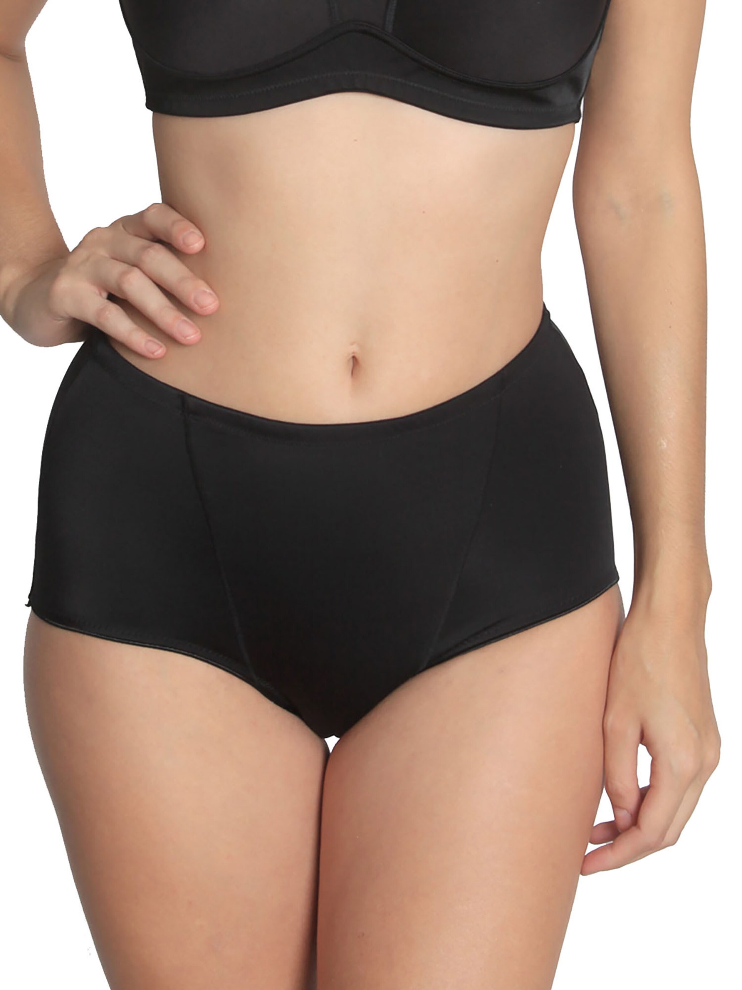 sassa Shaping Pants 'Basic Control' in Black: front