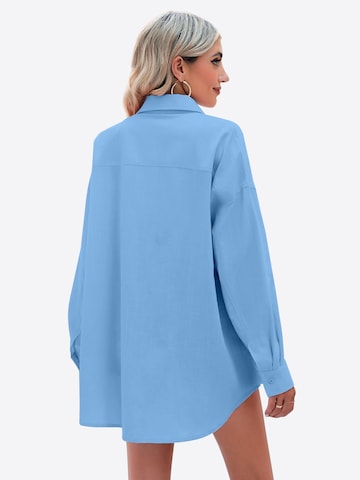 Imily Bela Bluse in Blau: Rückseite