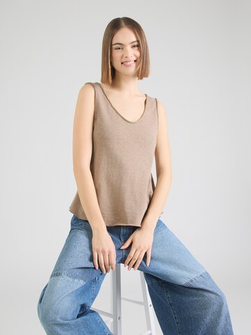 AMERICAN VINTAGE Top 'SONOMA' - Béžová: predná strana