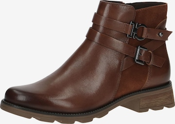 CAPRICE Ankle Boots in Brown: front