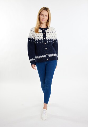 usha BLUE LABEL Вязаная кофта в Синий