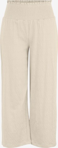 Loosefit Pantalon 'LEAFY' PIECES en beige : devant