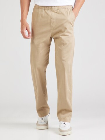 Regular Pantalon HOLLISTER en beige : devant