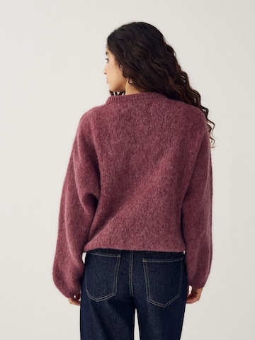 Cardigan ' N-Kae Knit Cardigan ' Noella en rouge