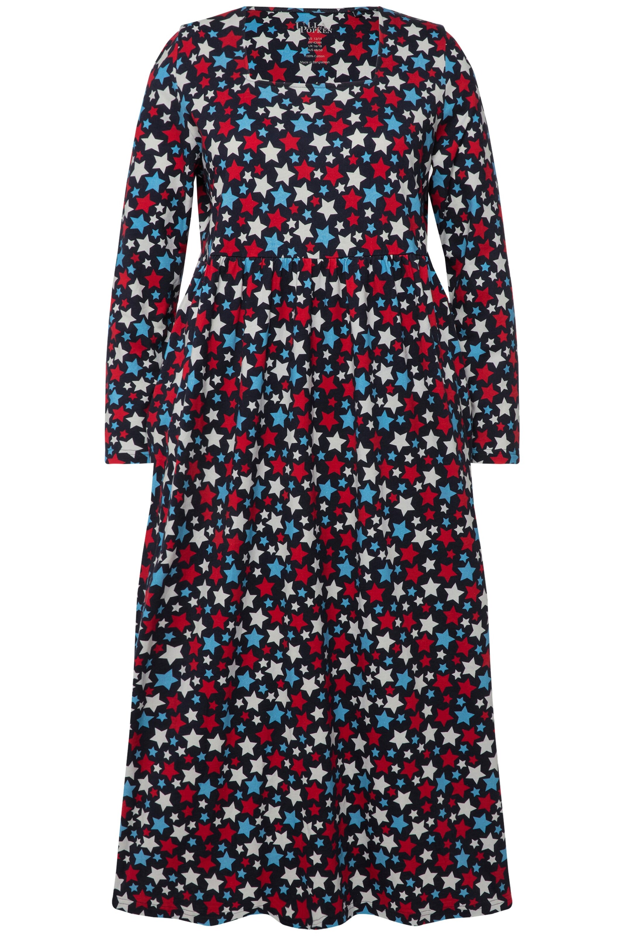 Ulla Popken Kleid in Blau: Vorderseite