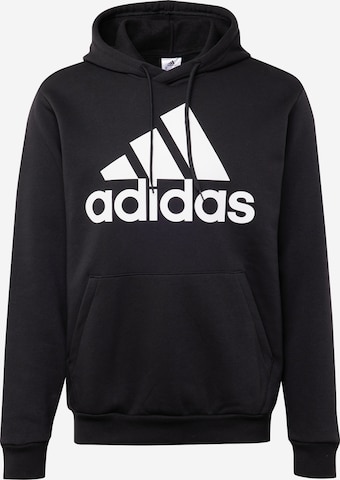 ADIDAS SPORTSWEAR Urheilullinen collegepaita 'Essentials' värissä musta: edessä