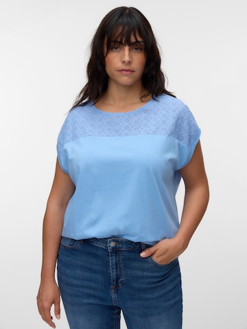 Vero Moda Curve Shirt 'VMCKAYA' in Blue: front