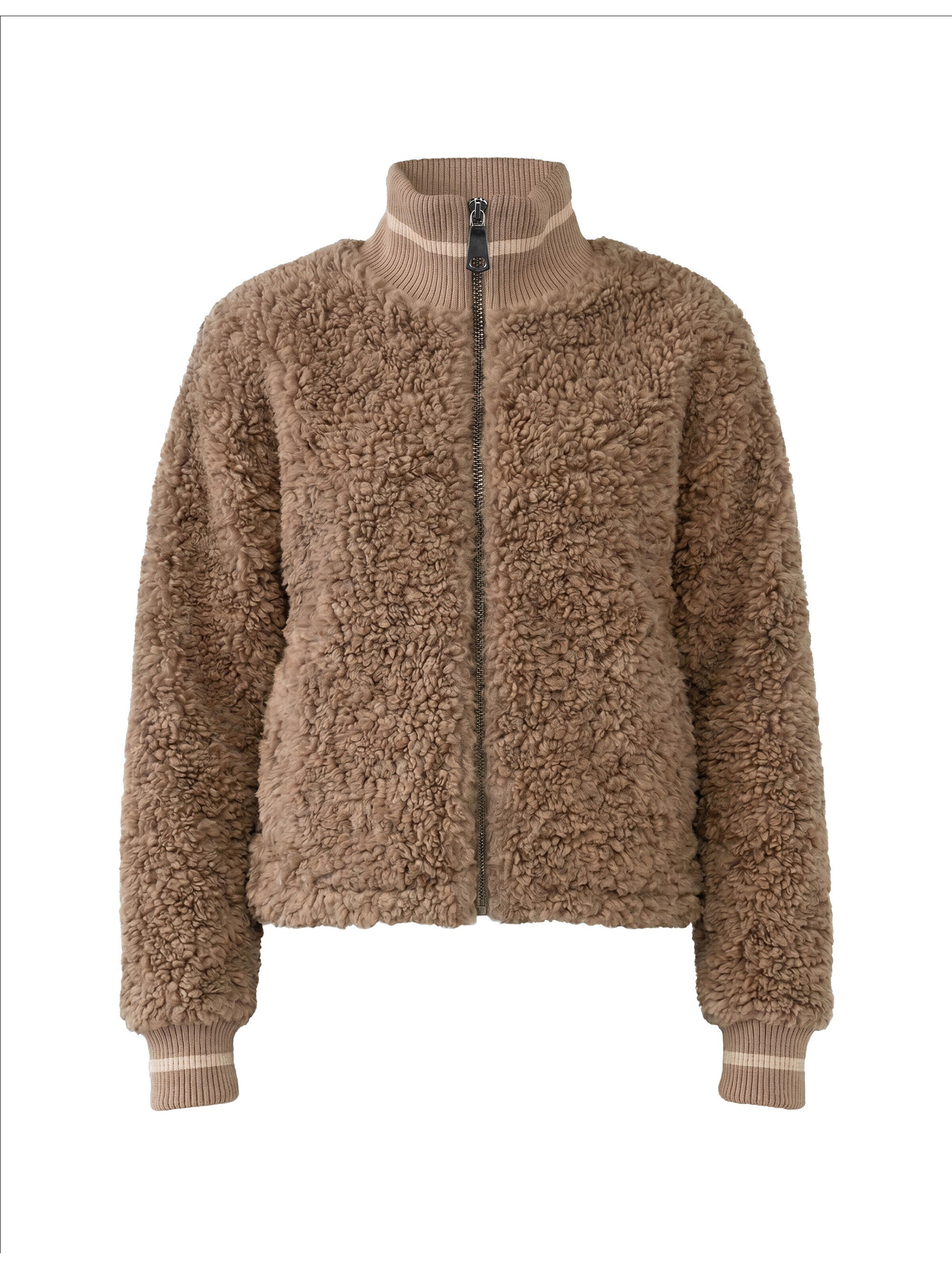 No. 1 Como Tussenjas 'Poppi' in Beige: voorkant