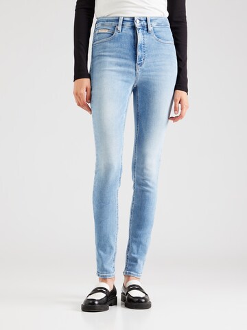 Skinny Jean Calvin Klein Jeans en bleu : devant