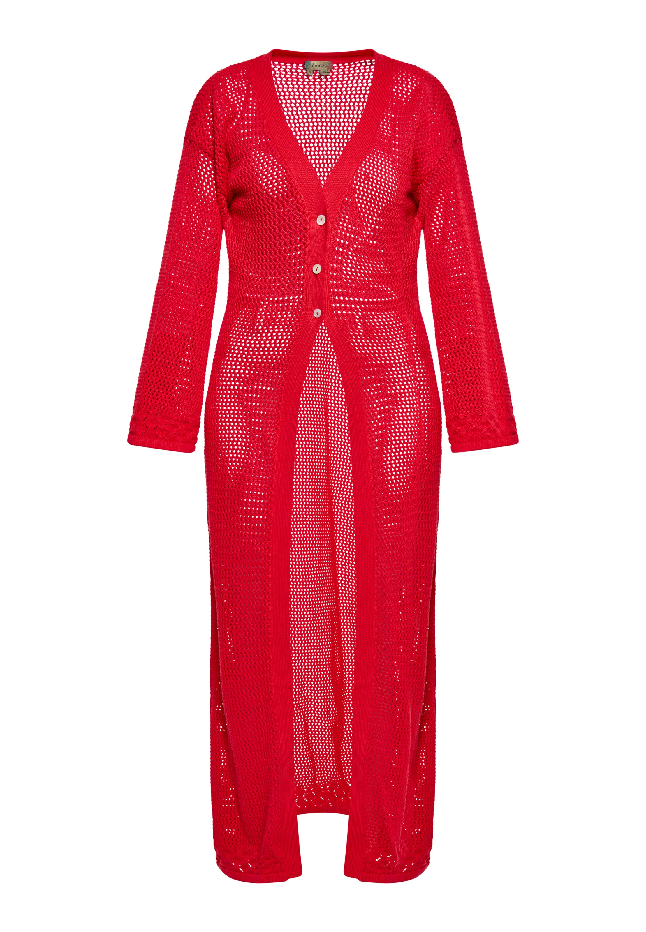 ebeeza - Casaco de malha em vermelho: frente