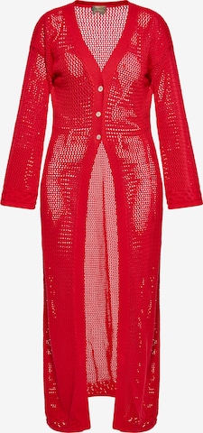Cardigan ebeeza en rouge : devant