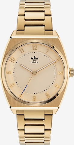 ADIDAS ORIGINALS Analog watch in Gold: front