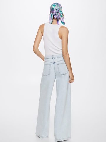 MANGO Wide leg Jeans 'Dominik' in Blue