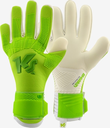 KEEPERsport Sporthandschuhe in Beige: Vorderseite