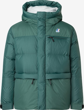 Manteau d’hiver 'LE VRAI 4.0 AURELE' K-Way en vert : devant
