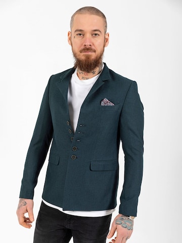 Daniel Hills Slim Fit Sakko in Grün: Vorderseite