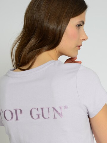 TOP GUN T-Shirt in Lila