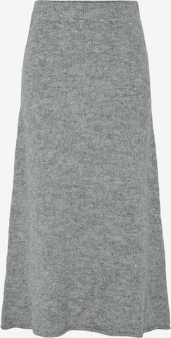PIECES - Falda 'PCPam' en gris: frente