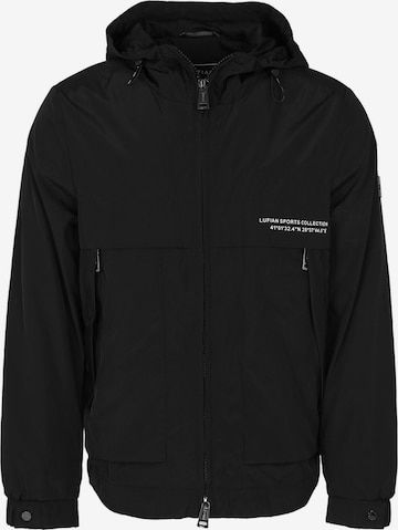 Lufian Jacke 'KING' in Schwarz: Vorderseite