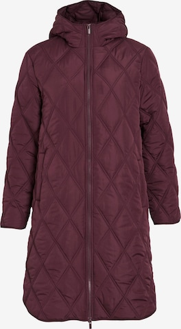 VILA - Abrigo de entretiempo en rojo: frente