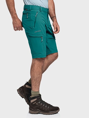 Regular Pantalon outdoor 'Folkstone ' Schöffel en vert
