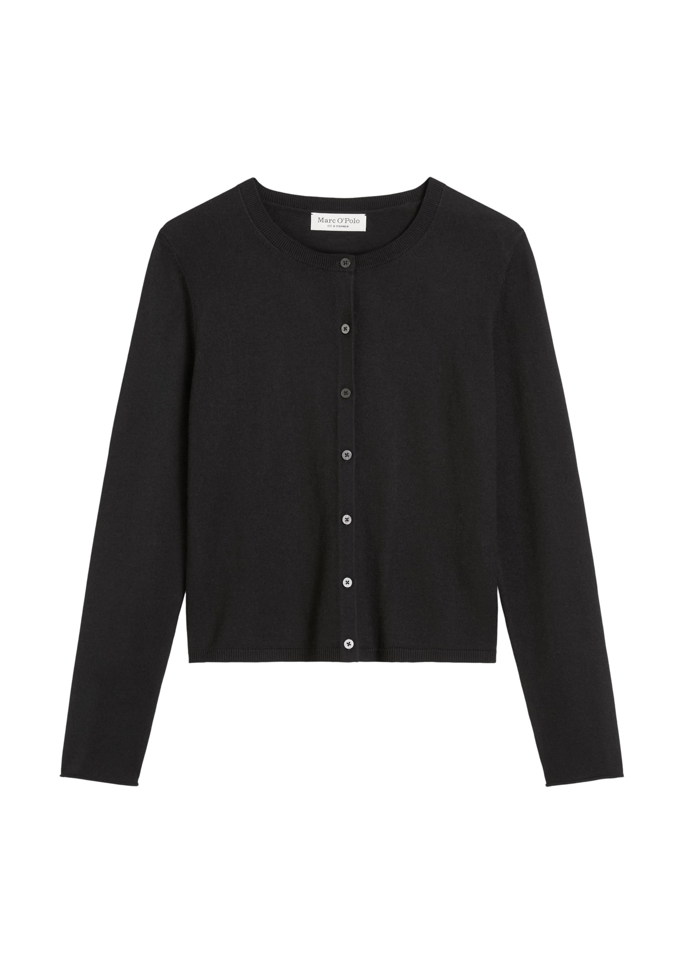 Marc O'Polo Вязаная кофта в Черный: спереди