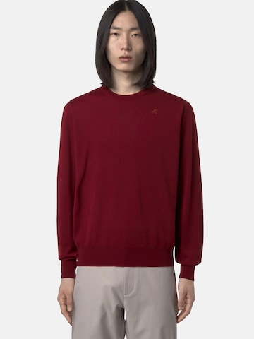 Pull-over 'K-WAY SEBASTIEN MERINO PULLOVER Maglieria' K-Way en rouge