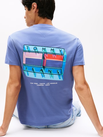 Tommy Jeans - Camiseta en azul