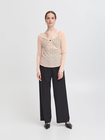 T-shirt ' IXLACEY ' ICHI en beige