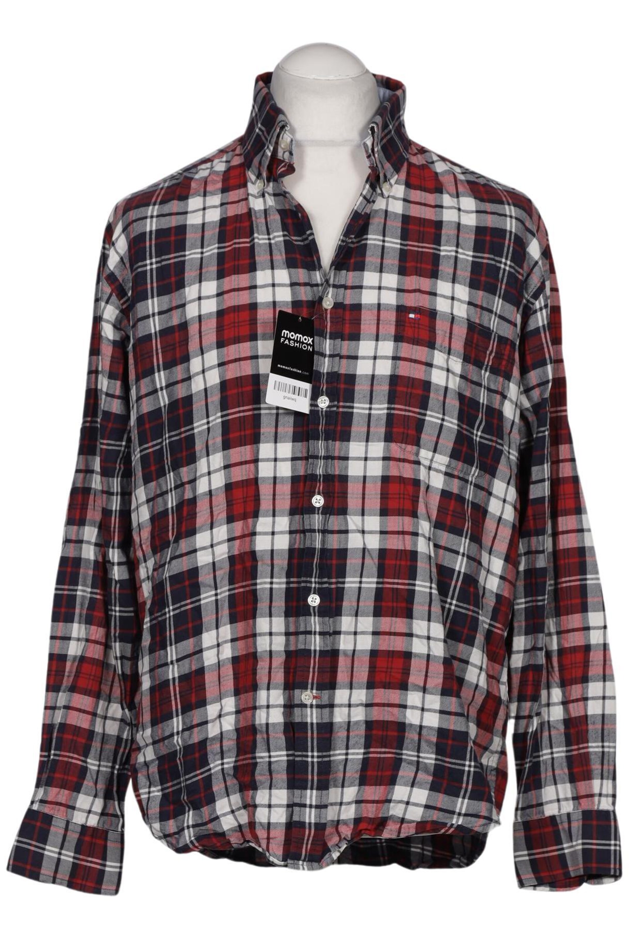 TOMMY HILFIGER Button Up Shirt in L in Red: front