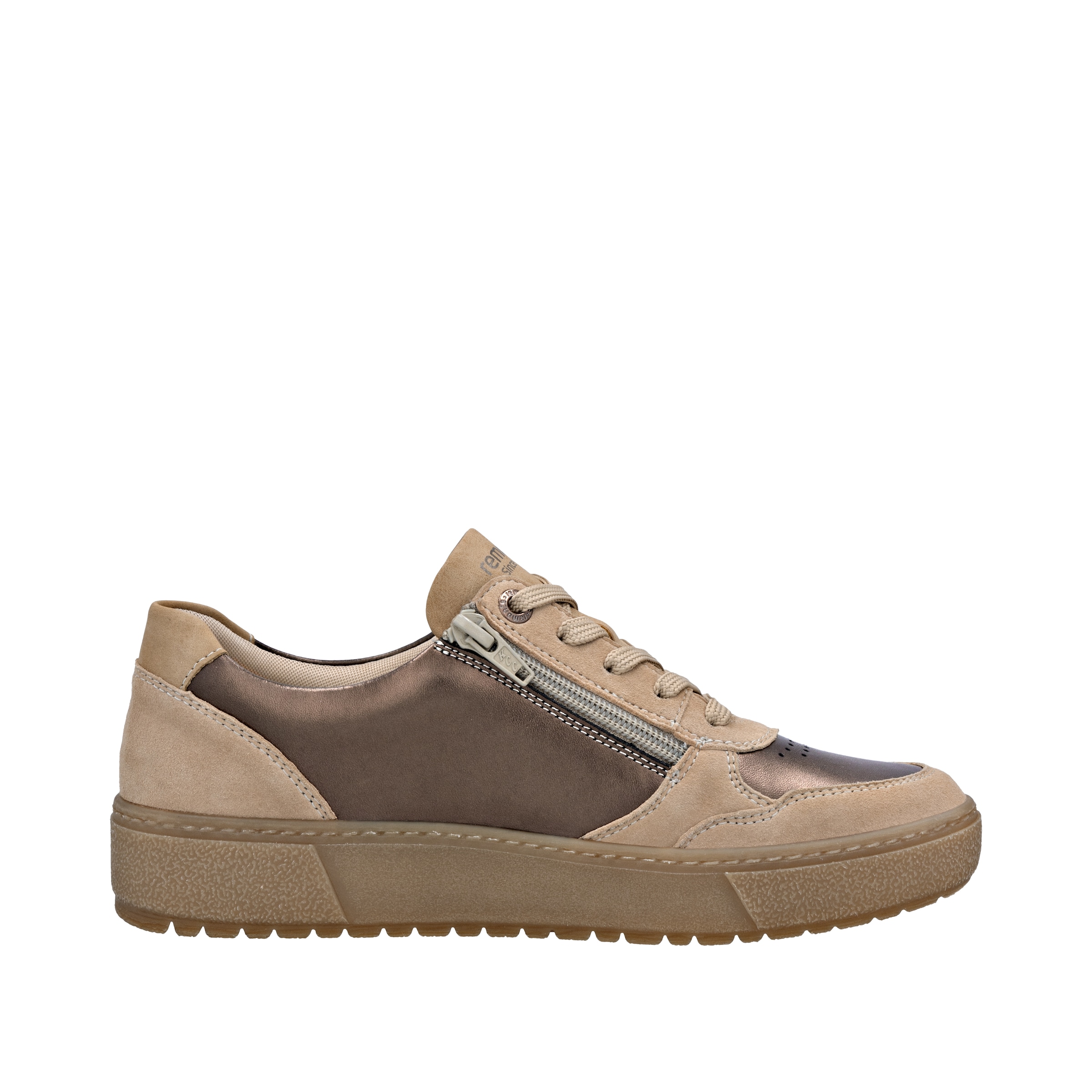 REMONTE Platform trainers in Beige