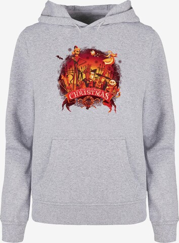 ABSOLUTE CULT Sweatshirt 'The Nightmare Before Christmas - Scary Christmas' in Grey: front