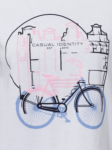 comma casual identity Тениска в бяло