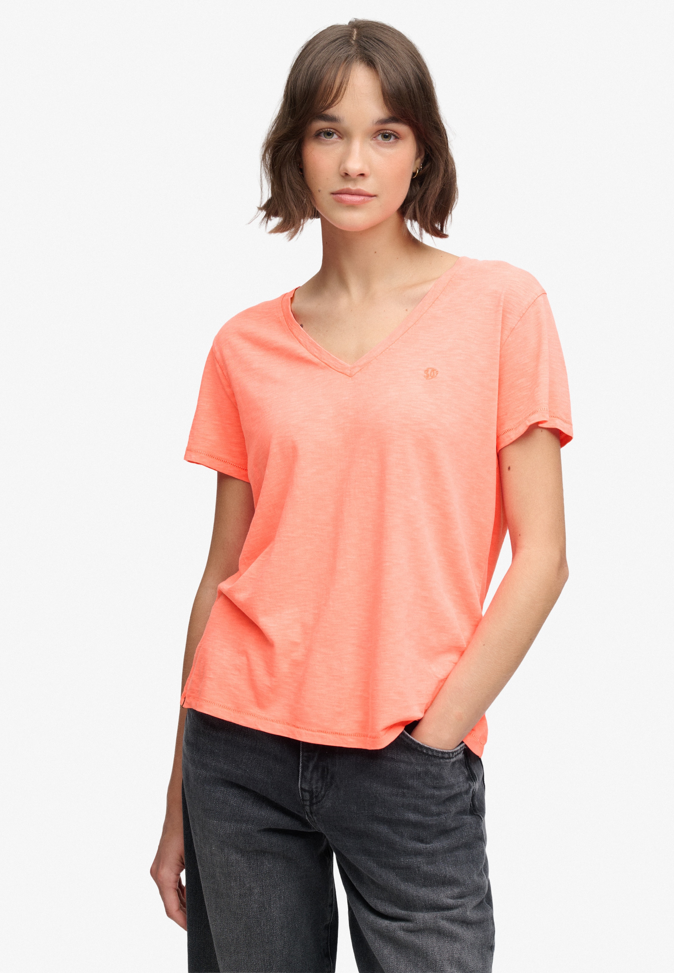 Superdry & Co Shirt 'Studios' in Oranje: voorkant
