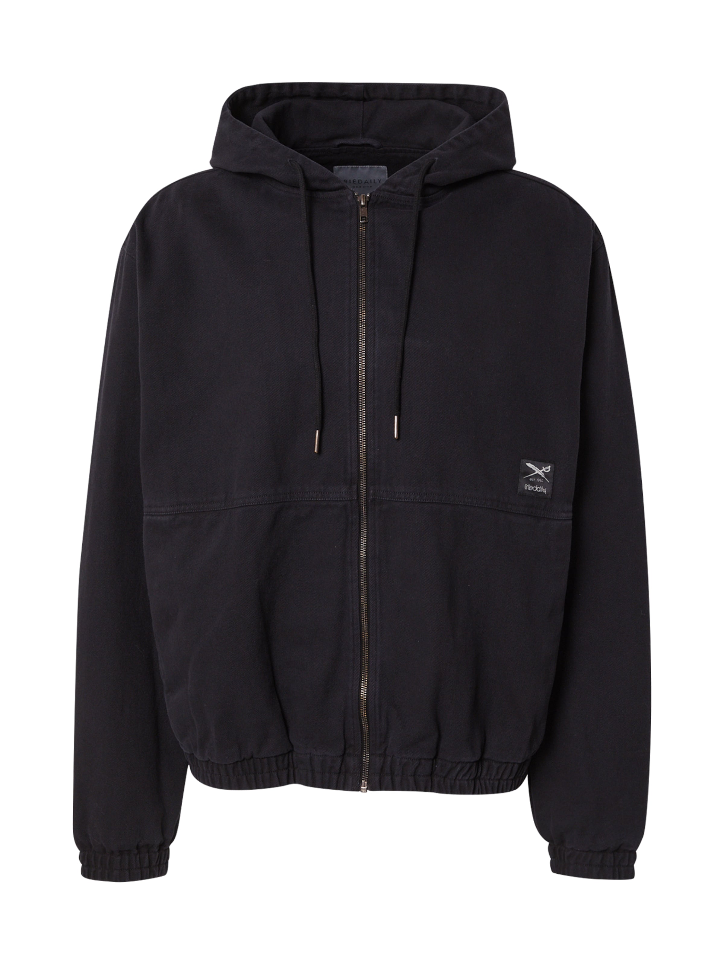 Iriedaily Between-Season Jacket 'Nanolo' in Black: front