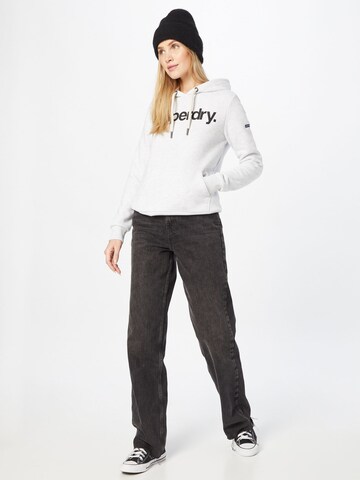 Sweat-shirt Superdry en blanc