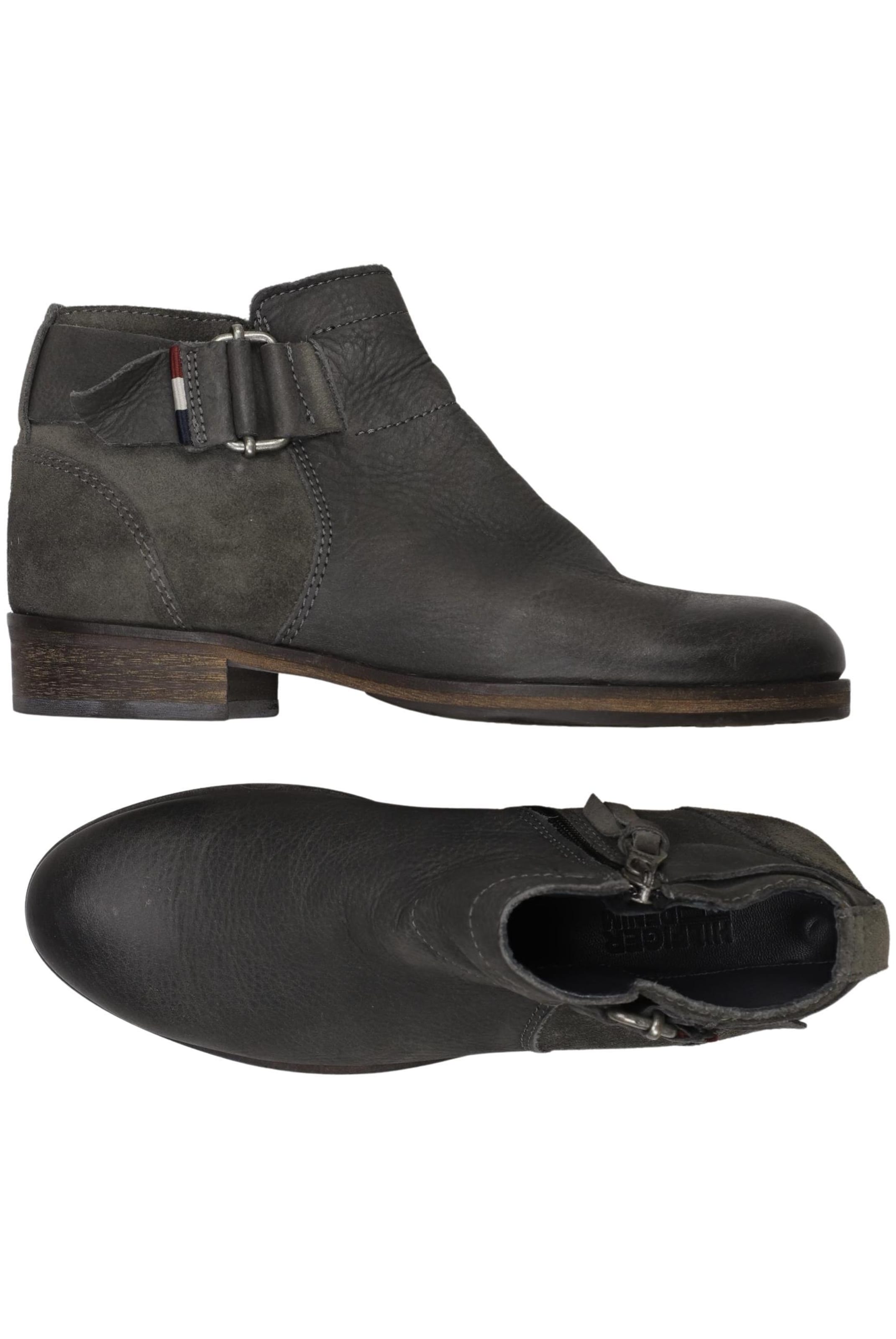 Tommy Jeans Stiefelette 38 in Grau: Vorderseite