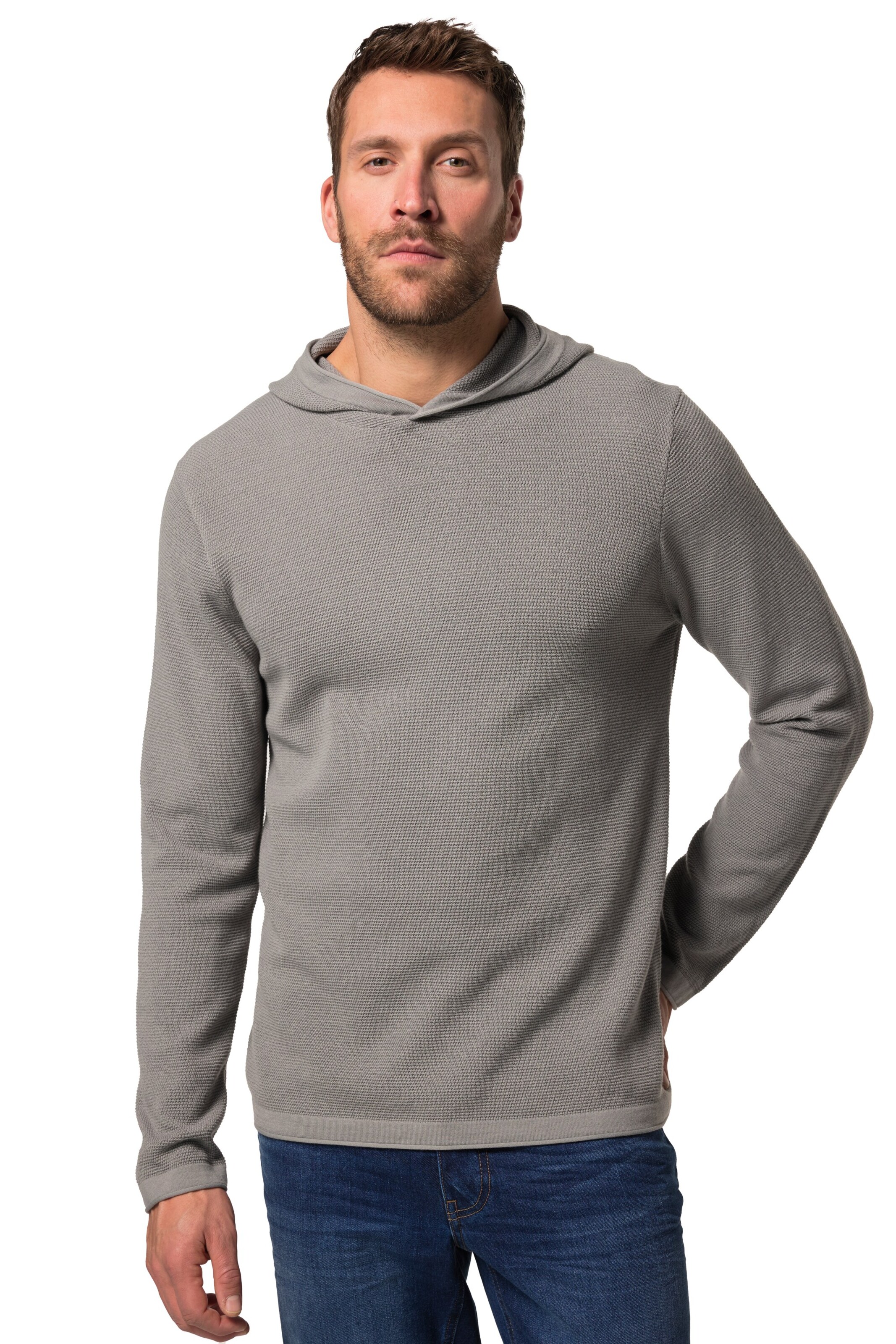 JP1880 Trui in Grijs: voorkant