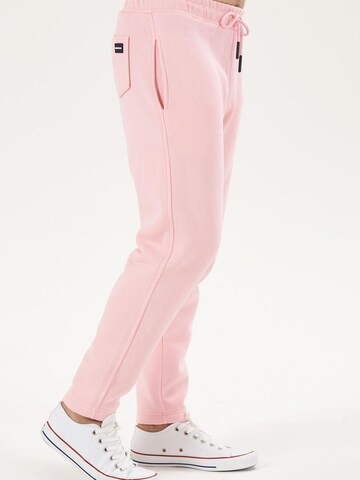 LOUIS LECLER Slim fit Pants 'Lucien' in Pink