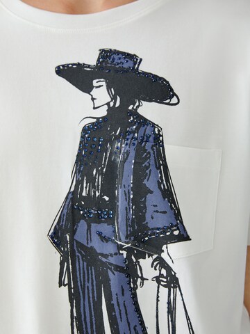OUI T-Shirt in Weiß