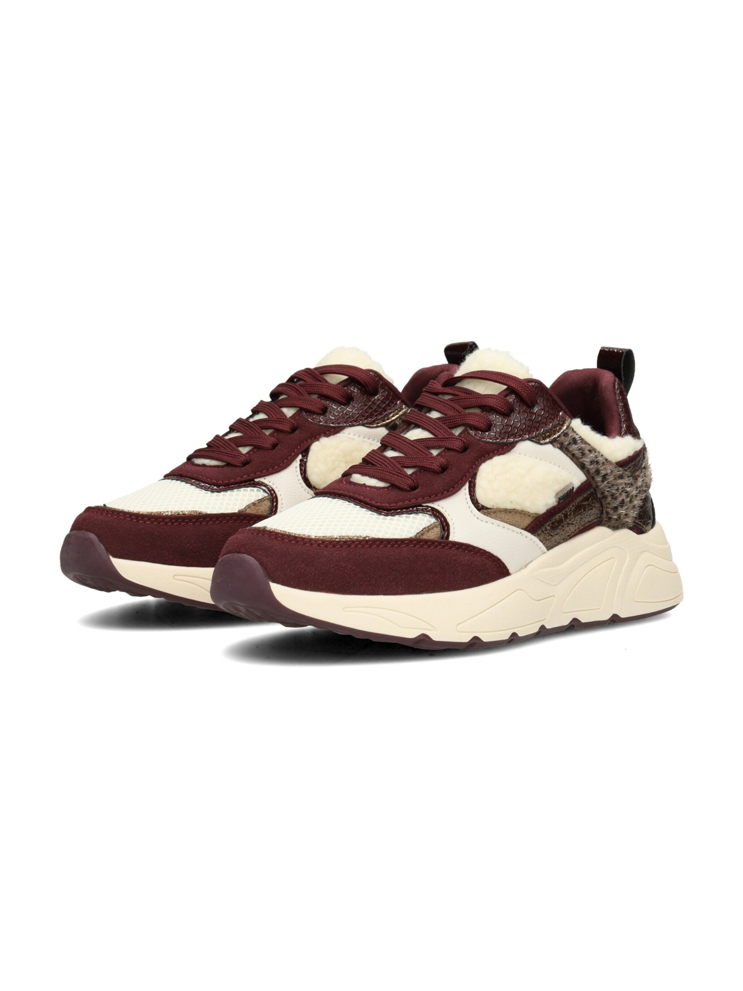 POSH by Poelman Sneakers laag 'Caro' in Bruin