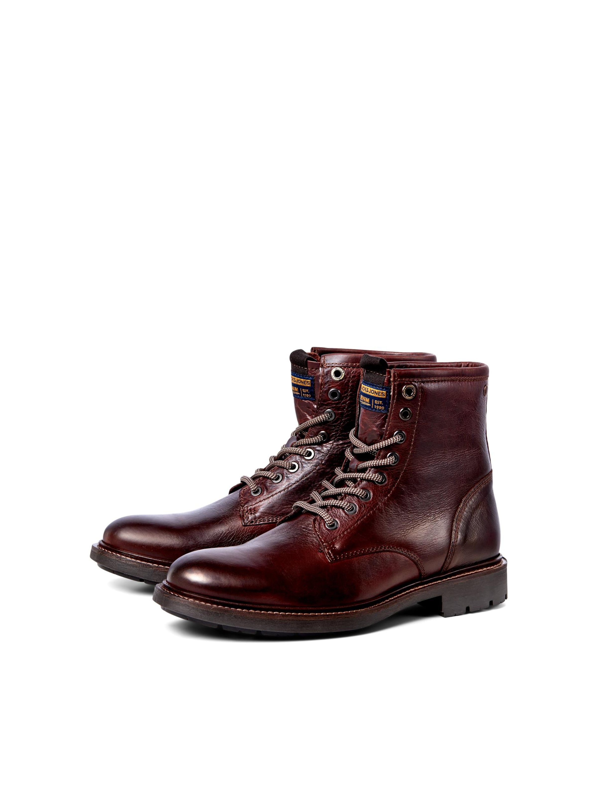 Bottines à lacets 'Tanner' JACK & JONES en marron